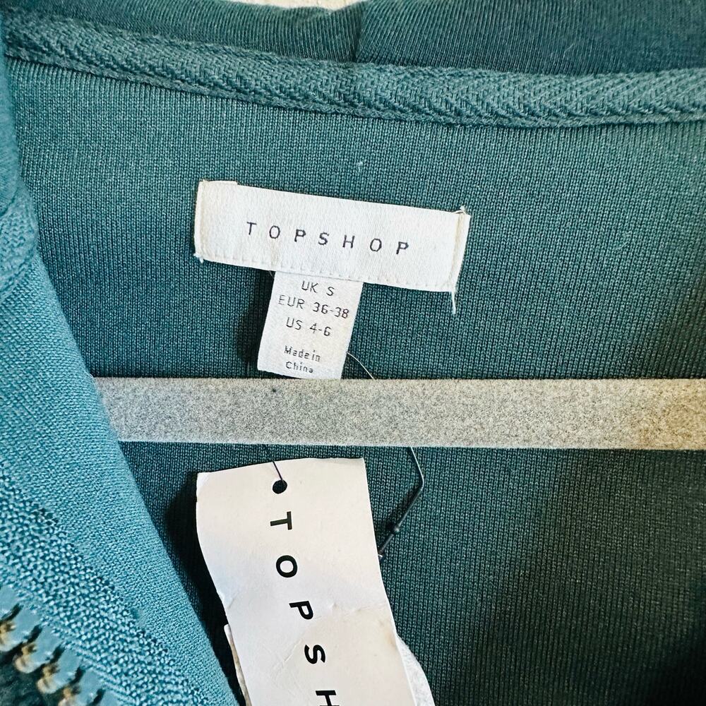 Topshop Sherpa Womens Hoodie 4-6 - Picture 3 of 4